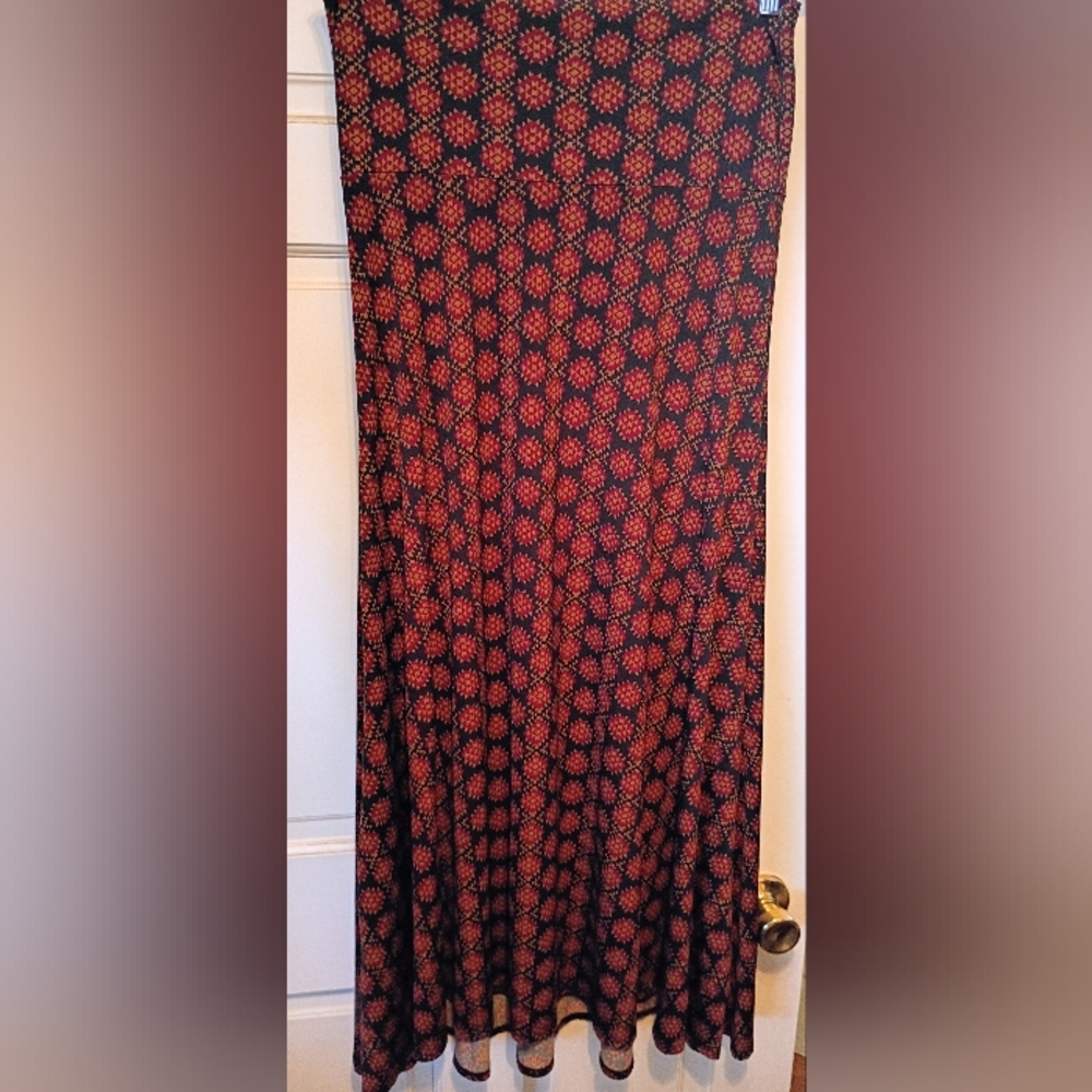 LuLaRoe Colorful Geometric Pattern Maxi Skirt SZ S